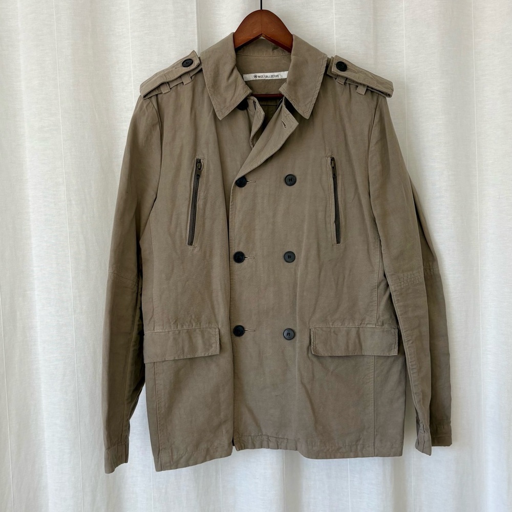 Nice Collective Tan Cotton Field Jacket